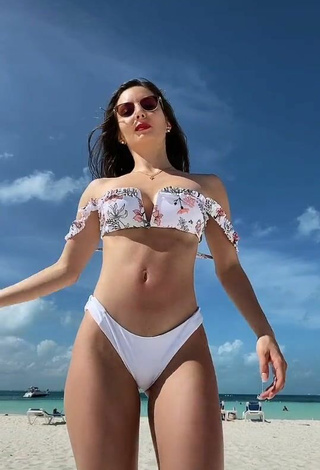 1. Andrea Caro in Cute Bikini at the Beach