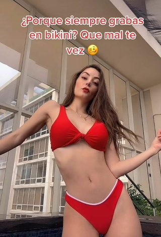 5. Sexy Andrea Caro in Red Bikini