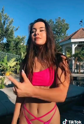 3. Lauren Gibson in Sexy Firefly Rose Bikini at the Pool