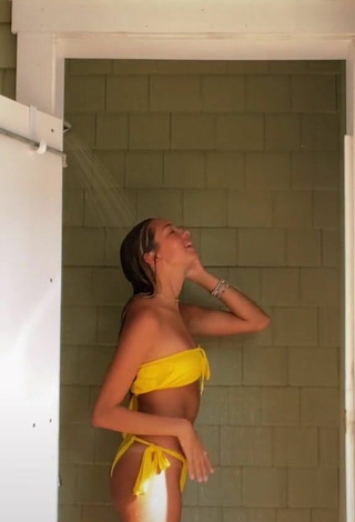 3. Hot Madison Vanderveen in Yellow Bikini