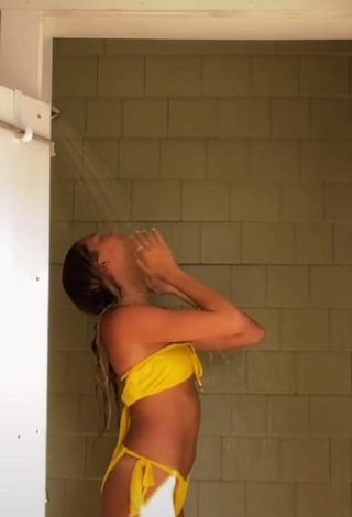 3. Sexy Madison Vanderveen in Yellow Bikini