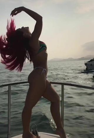 5. Sensual Mayca Delduque in Bikini on a Boat