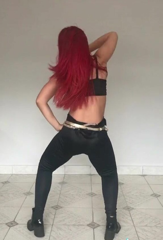 3. Sexy Mayca Delduque in Black Leggings while Twerking