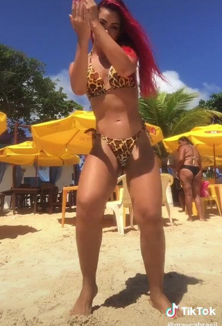4. Seductive Mayca Delduque in Bikini at the Beach