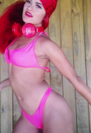Sweetie Mayca Delduque in Pink Bikini