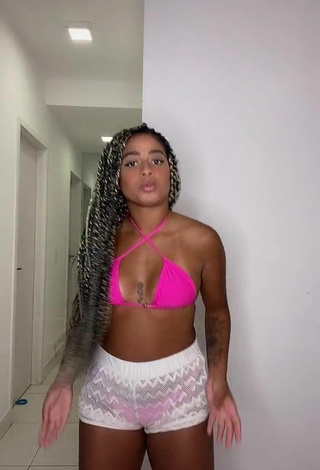 Sweetie Paloma Roberta Silva Santos in Firefly Rose Bikini Top