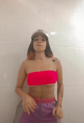 3. Sexy MC Lya in Red Tube Top