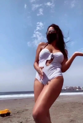 1. Hot Melissa Paredes in Swimsuit at the Beach