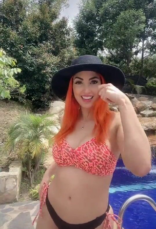 2. Sexy Mia Coloridas in Leopard Bikini Top