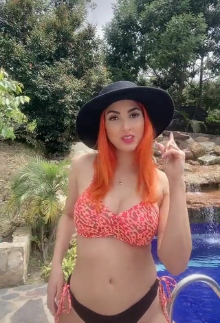 3. Sexy Mia Coloridas in Leopard Bikini Top