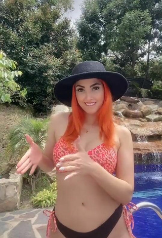 4. Sexy Mia Coloridas in Leopard Bikini Top