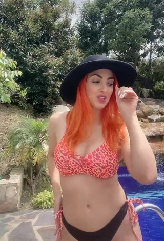 5. Sexy Mia Coloridas in Leopard Bikini Top