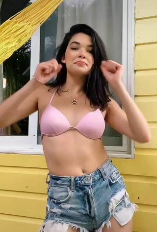 2. Hot Michelle Mendizábal in Pink Bikini Top