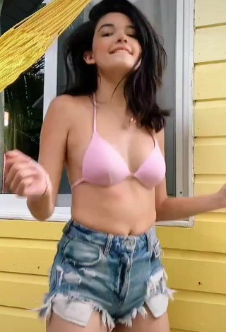 3. Hot Michelle Mendizábal in Pink Bikini Top