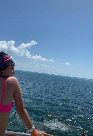 1. Sexy Nicole Rodd in Firefly Rose Bikini Top in the Sea