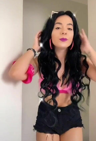 2. Sexy Nicks Vieira in Pink Bra