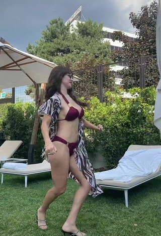 2. Hot Rosángela Espinoza in Red Bikini and Bouncing Boobs
