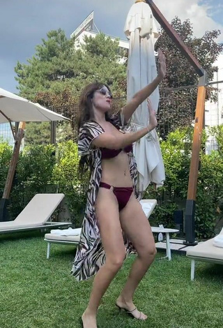 4. Hot Rosángela Espinoza in Red Bikini and Bouncing Boobs