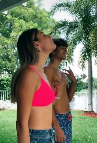 3. Sweetie Sabrina Quesada in Pink Bikini Top