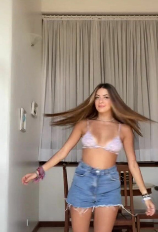 Sexy María Sabina Hidalgo Paño in Bikini Top and Bouncing Tits