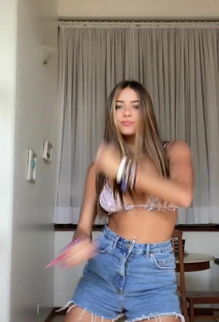 5. Sexy María Sabina Hidalgo Paño in Bikini Top and Bouncing Tits
