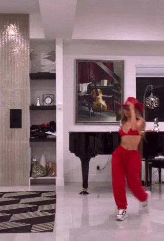 Sexy Maile Hammahz in Red Bikini Top