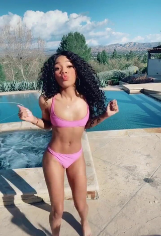 3. Teala Dunn Shows her Sweet Butt at the Pool