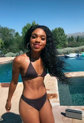 Sexy Teala Dunn in Thong at the Pool