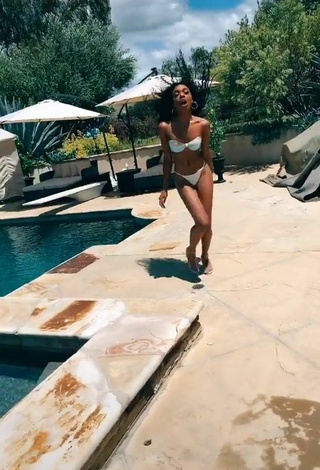 4. Teala Dunn in Nice White Bikini at the Pool