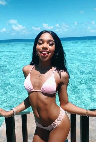 2. Teala Dunn Shows her Hot Butt in the Sea