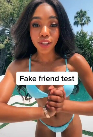 2. Attractive Teala Dunn Shows Butt at the Pool