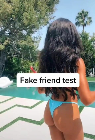 4. Attractive Teala Dunn Shows Butt at the Pool
