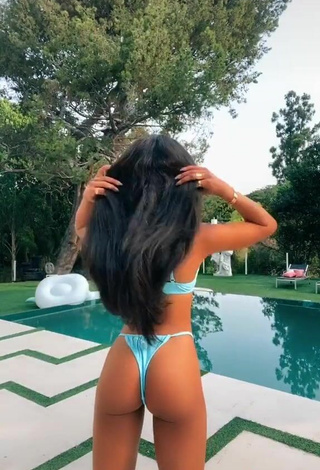 3. Wonderful Teala Dunn Shows Butt at the Pool and Bouncing Breasts