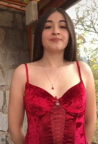 1. Sexy Catalina Sánchez in Red Top