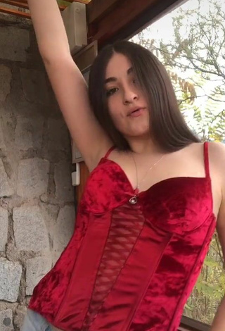 5. Sexy Catalina Sánchez in Red Top
