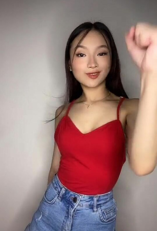5. Sexy Angelic Sakura in Red Top