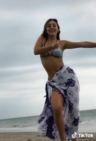 5. Cute Bryana Pastor in Grey Bikini Top at the Beach