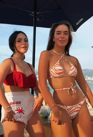 Sexy Estefi Merelles in Bikini at the Beach