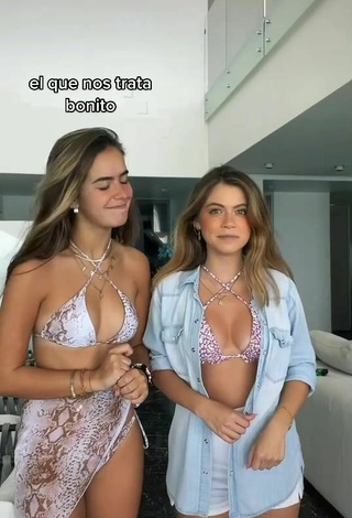 4. Sexy Estefi Merelles Shows Cleavage in Bikini Top and Bouncing Tits