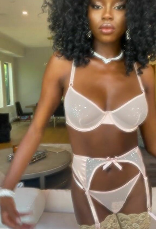 2. Sexy FashionNova in White Stockings