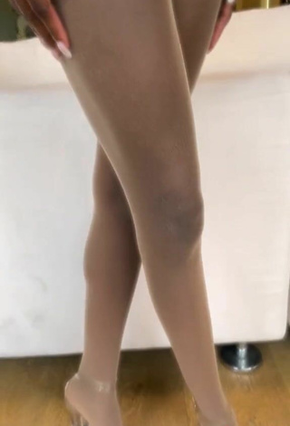 4. Sexy FashionNova in White Stockings
