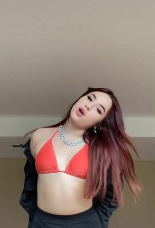 Sweetie Fernanda Duran in Red Bikini Top