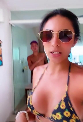 3. Hottie Isadora Nogueira Shows Cleavage in Bikini Top