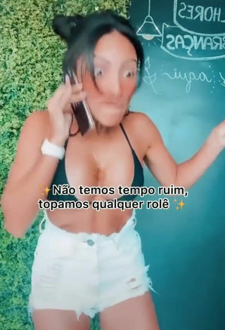 3. Sweetie Isadora Nogueira Shows Cleavage in Bikini Top