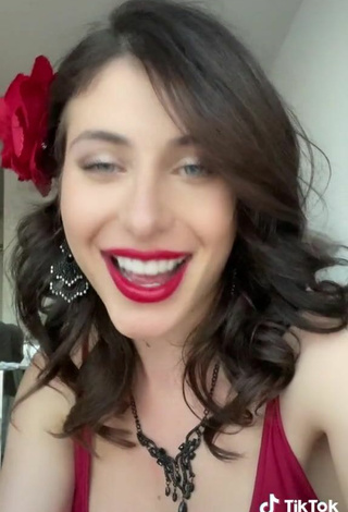 2. Sexy Sofia Bragnolo in Red Top