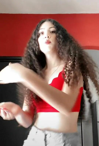 5. Sexy Karen Os in Red Crop Top