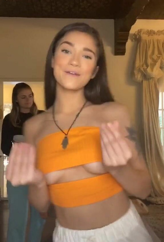 Karsynfoys in Sexy Crop Top and Bouncing Boobs