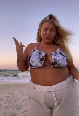 3. Sexy Lexie Lemon in Bikini Top at the Beach