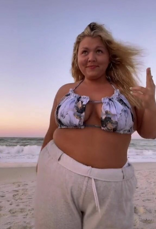 4. Sexy Lexie Lemon in Bikini Top at the Beach