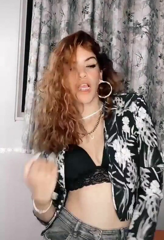 2. Really Cute Melissa Rodriguez Shows Cleavage in Black Crop Top and Bouncing Boobs